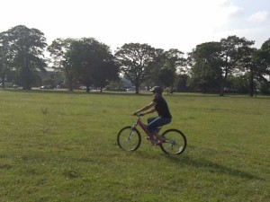 newby on a bike